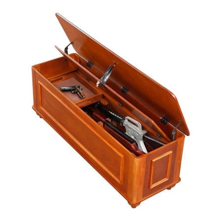 American Furniture Classics Gun Concealment Chest, Keyed Lock, 82 lbs, 5 Long Guns 540